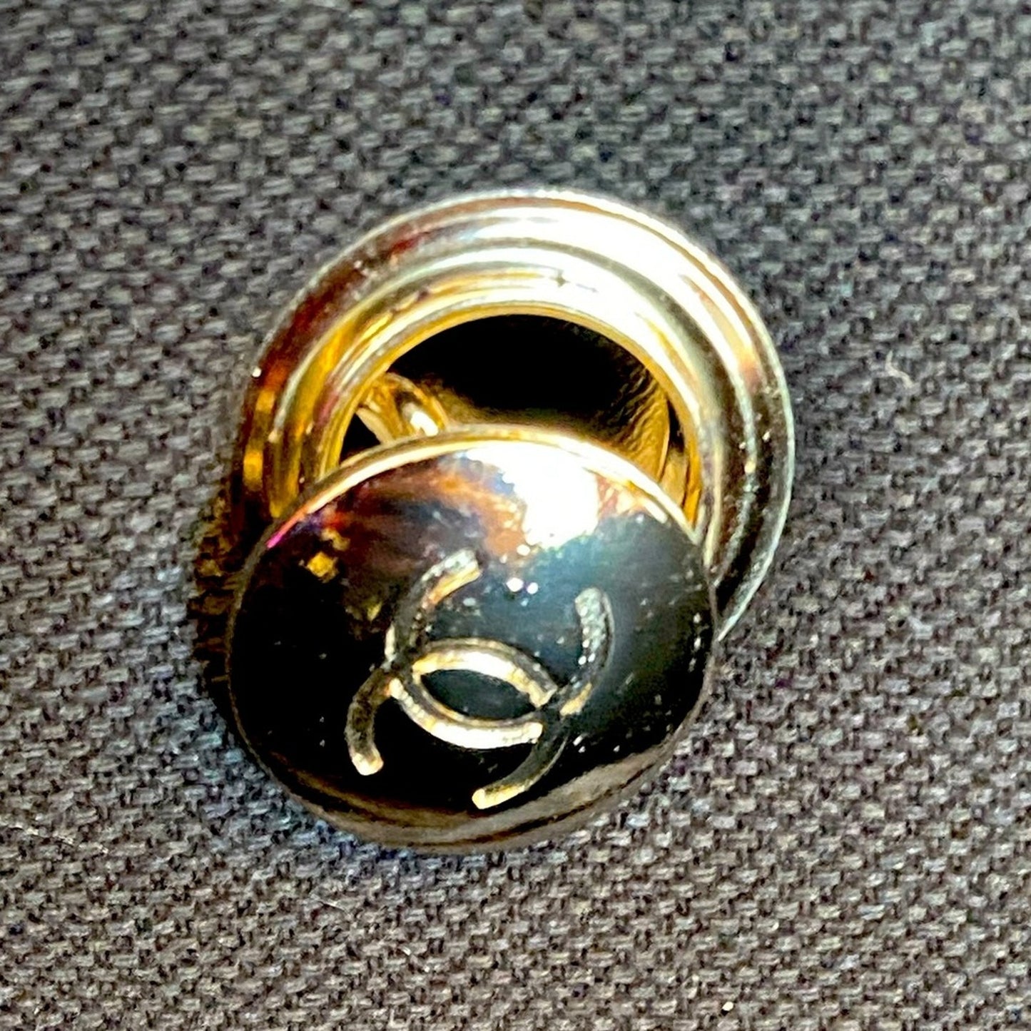 FASHION: Black Cloth Tote Shoulder Bag w/Studded Detailing & Dust Bag, NWTT