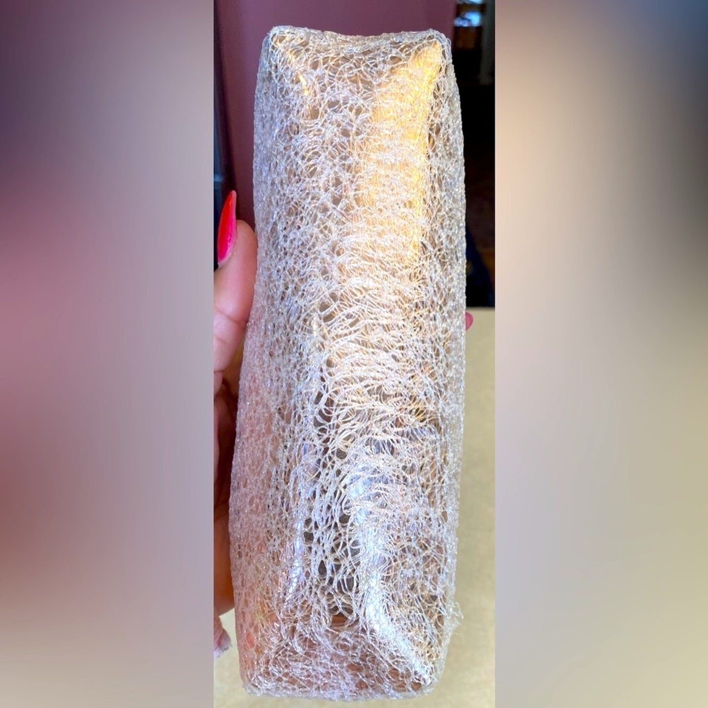 MAC 2017 Holiday Collection Cosmetics Snowball Lip Bag, EUC