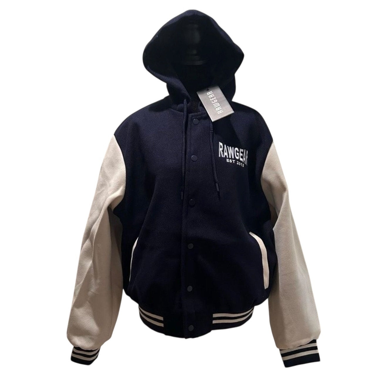 COACH Varsity Bomber Reversible
Jacket in Black and Dark Red, EUC