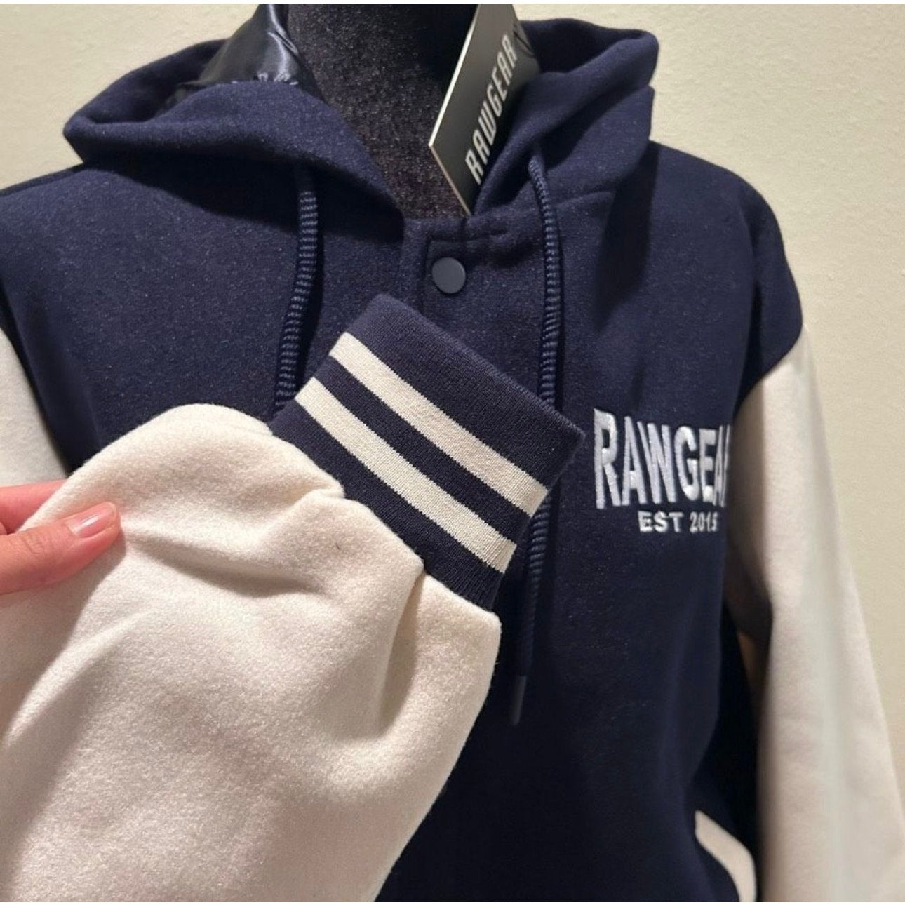 COACH Varsity Bomber Reversible
Jacket in Black and Dark Red, EUC