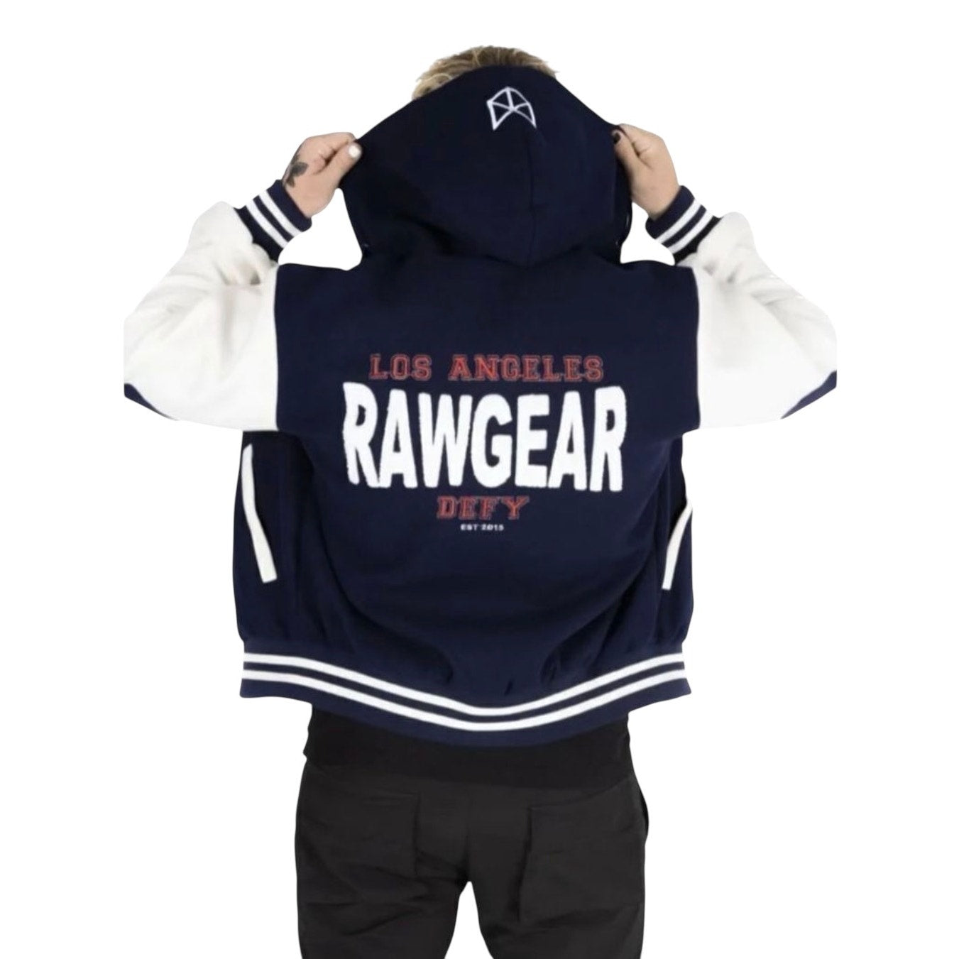 COACH Varsity Bomber Reversible
Jacket in Black and Dark Red, EUC